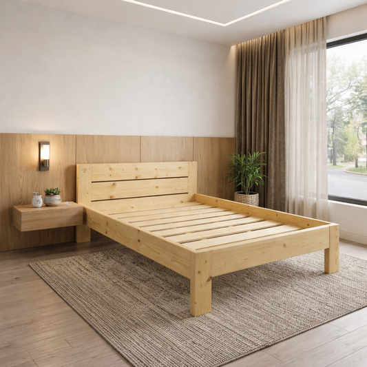 Solid Wood Bed Frame NORD PINE