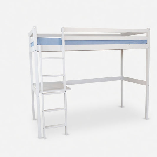 Birch Children Bed "LOFT" With Table