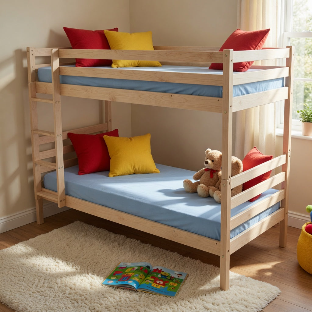 Birch 2 Level Bunk Bed "MOS"