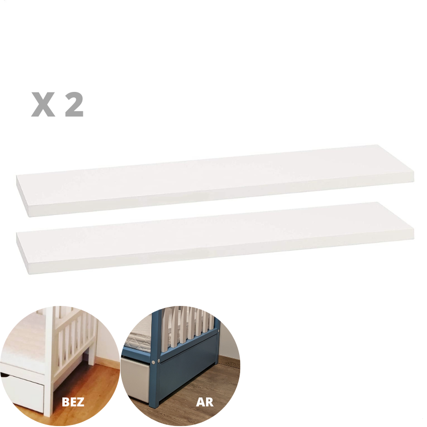 "Priedes Pils" Skandināvu Tipa Bērnu Gulta 90x180cm