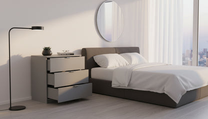 Kumode "KosMos" Gaiši pelēks