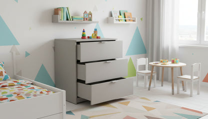 Kumode "KosMos" Gaiši pelēks