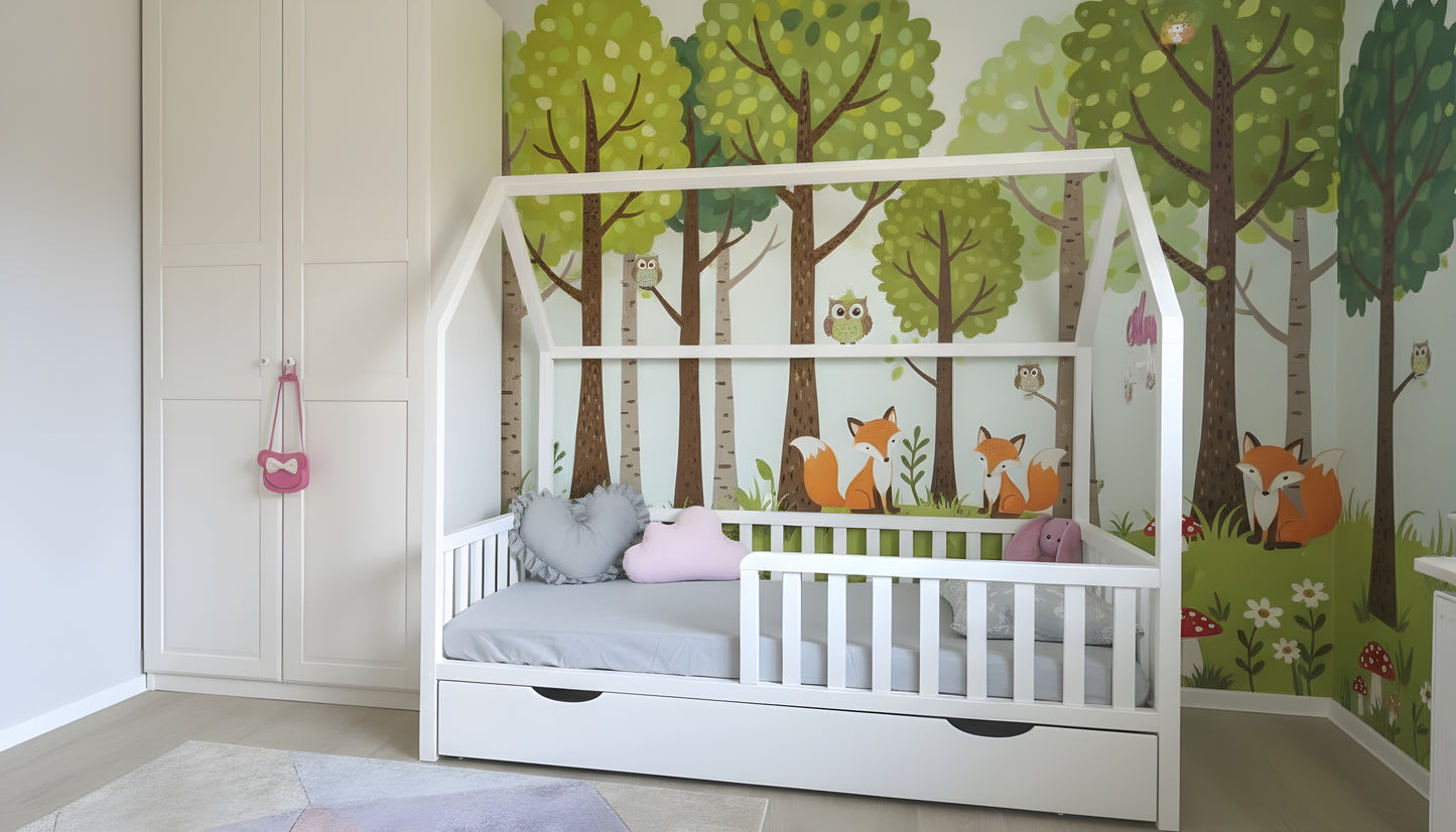 Namiņgulta "Sapņu māja" 80x160cm