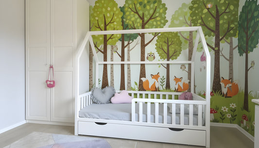 Namiņgulta "Sapņu māja" 80x160cm