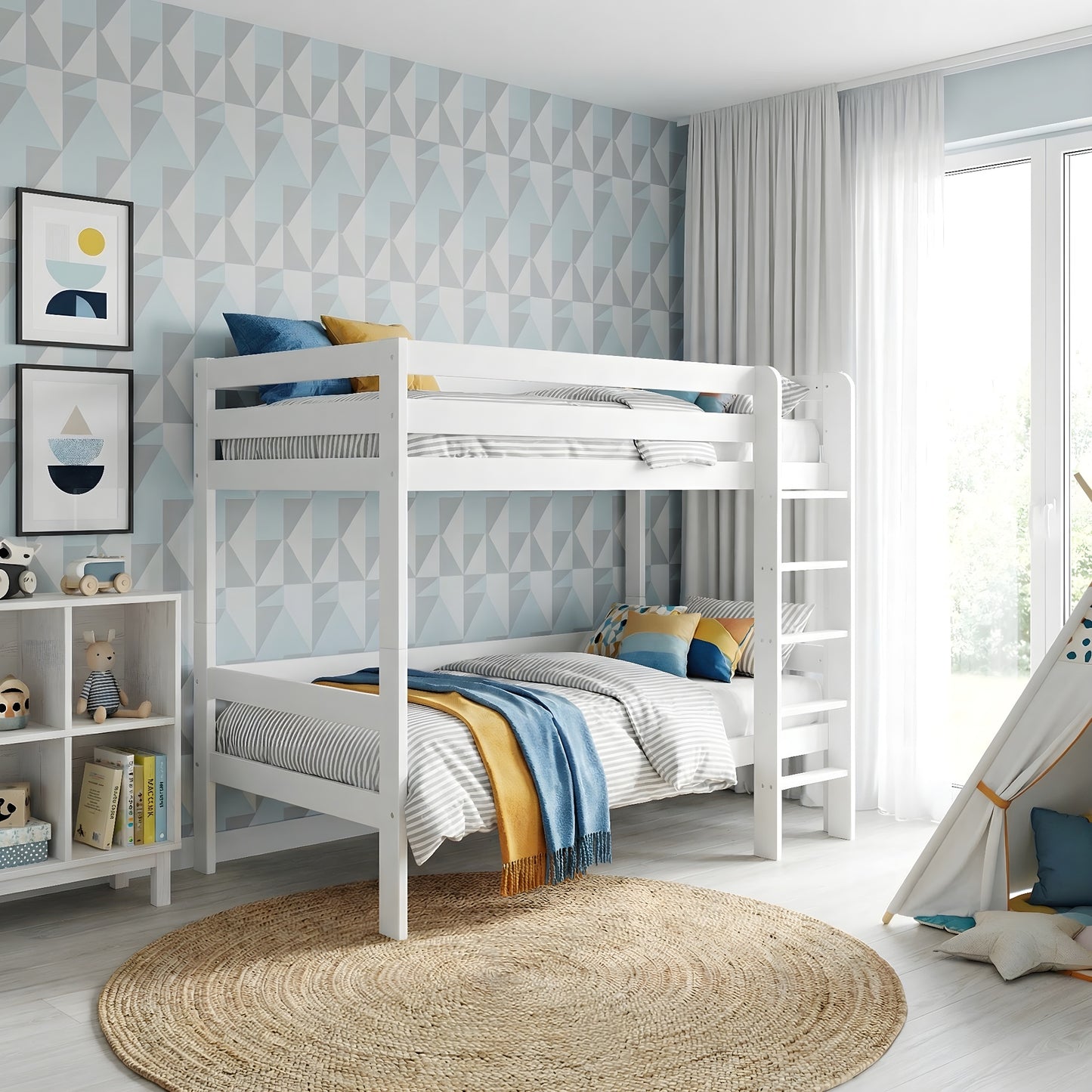 2 Level Bunk Bed "MILO" 90x180cm