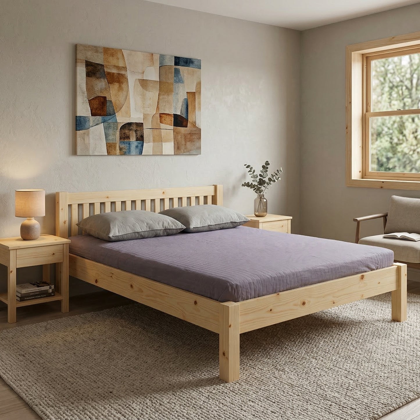 Nord Bed Frame - CALMA - Oiled