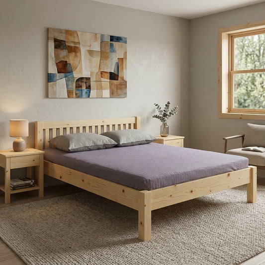 Nord Bed Frame - CALMA - Oiled