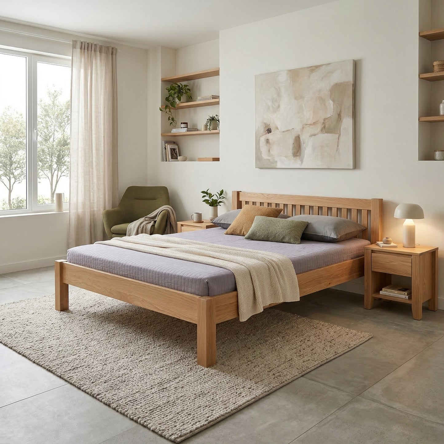 Nord Bed Frame - CALMA - Oiled