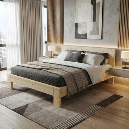 Solid Wood Bed Frame NORD PINE