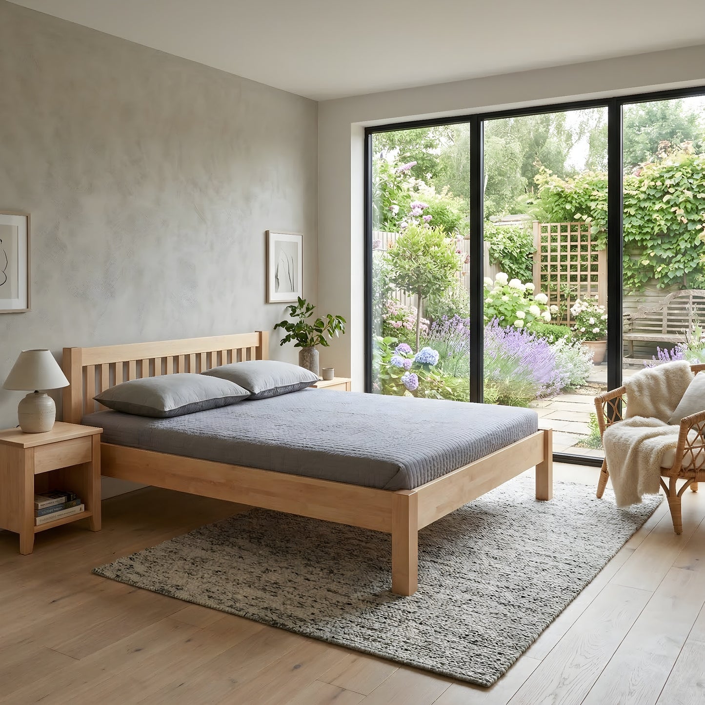 Nord Bed Frame - CALMA - Oiled
