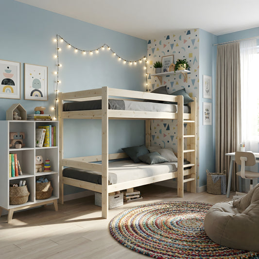 2 Level Bunk Bed "BARNI" 90x180cm