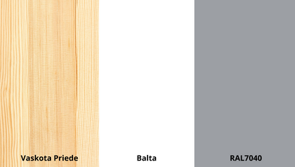 "Priedes Pils" Skandināvu Tipa Bērnu Gulta 90x180cm