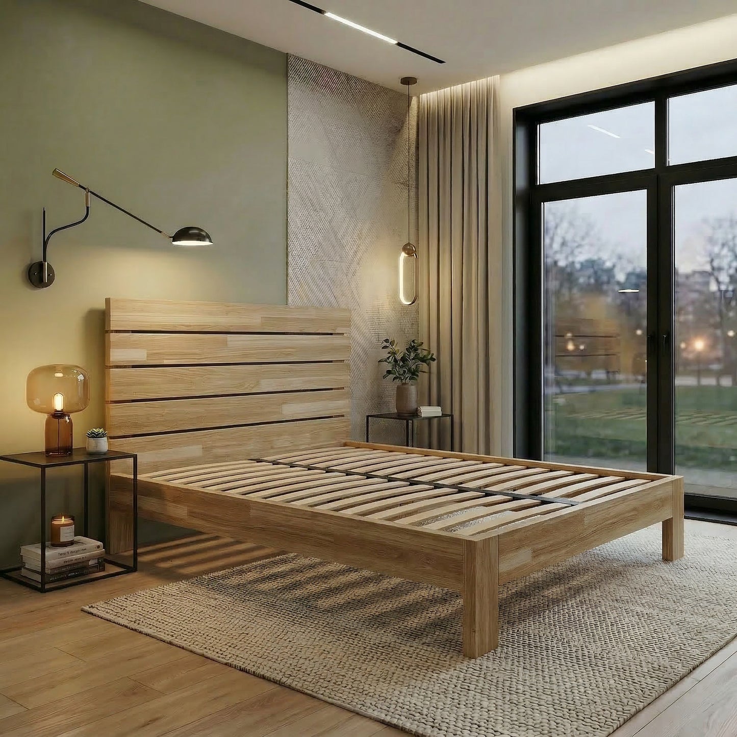 Solid Wood Bed – ROYAL