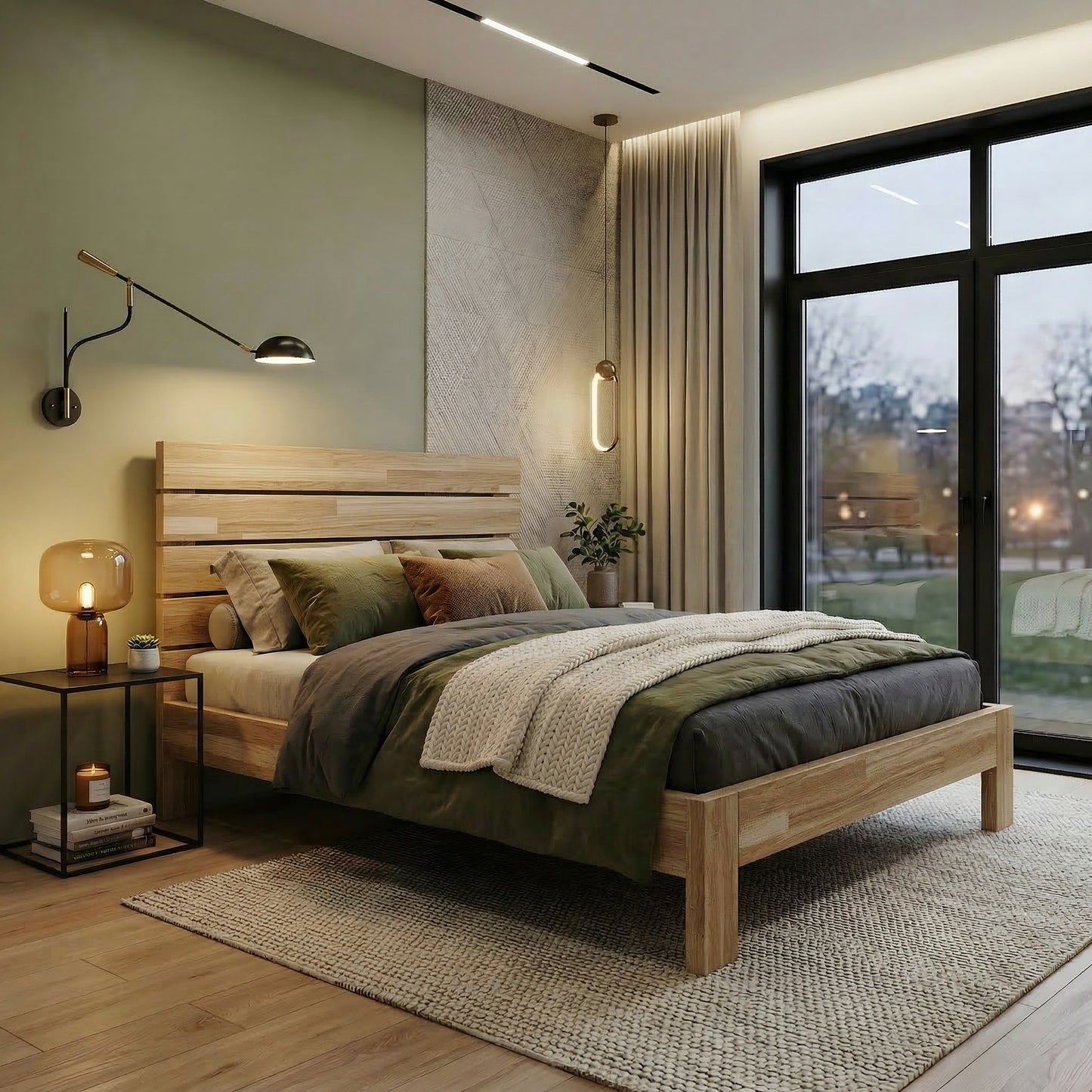 Solid Wood Bed – ROYAL
