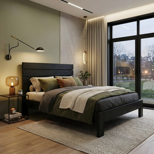 Solid Wood Bed – ROYAL