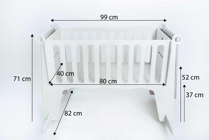 Transformējams – šūpulis – mantu kaste bērniem 