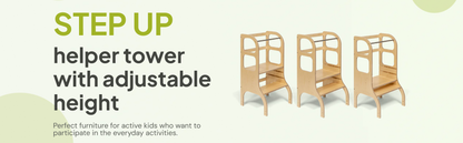 STEP UP • Adjustable Height Helper Tower