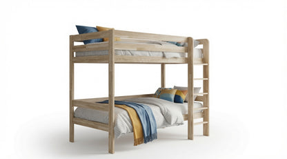 2 Level Bunk Bed "BARNI ASH" 90x180cm