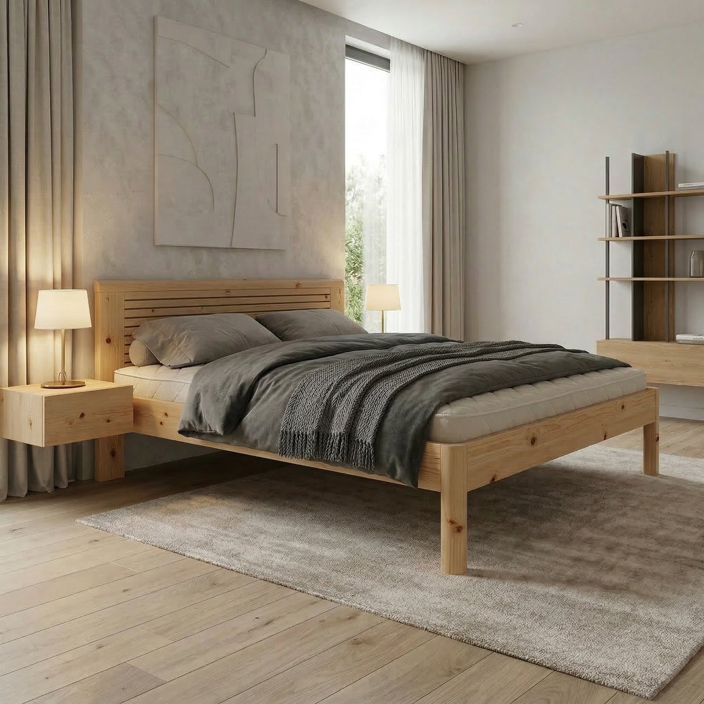 Nord Bed Frame - LUMA - Oiled Natural