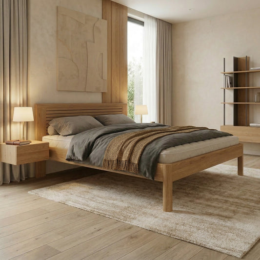 Nord Bed Frame - LUMA - Oiled Natural