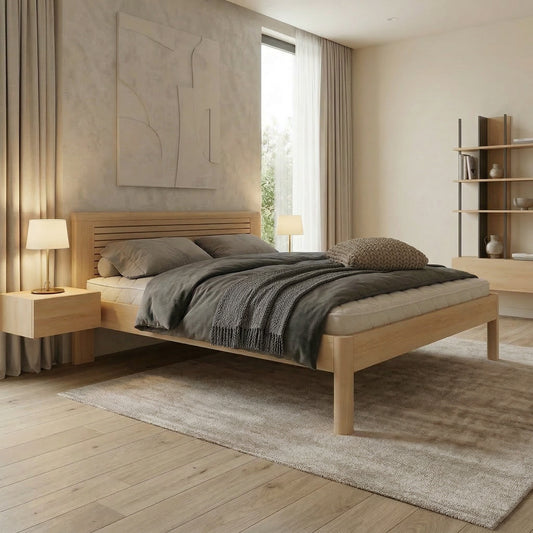 Nord Bed Frame - LUMA - Oiled Natural
